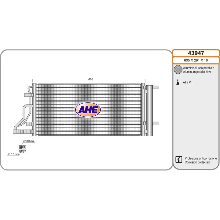 43947  HYUNDAI Kona 1.0T/1.6T/1.6CRDi 07.17-