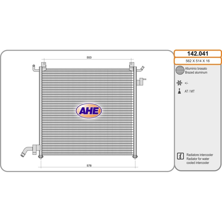 142041  Rad. Int. Range Rover Discovery V/Sport 3.0D 09.16