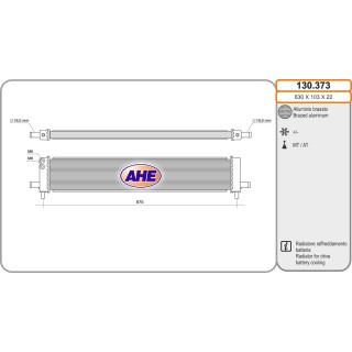 130373  Rad. Batt. LEXUS/TOYOTA NX 300H/Rav 4 IV Hybrid AC