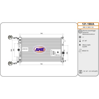 121190/A  OPEL Insignia (G09) 1.6 CDTi - 2.0 CDTi +/-AC AT 0