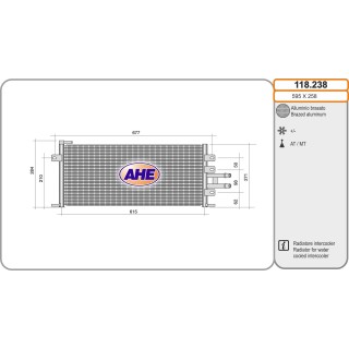 118238  Rad. Int. MERCEDES W463 AMG G63/G65 06.15-