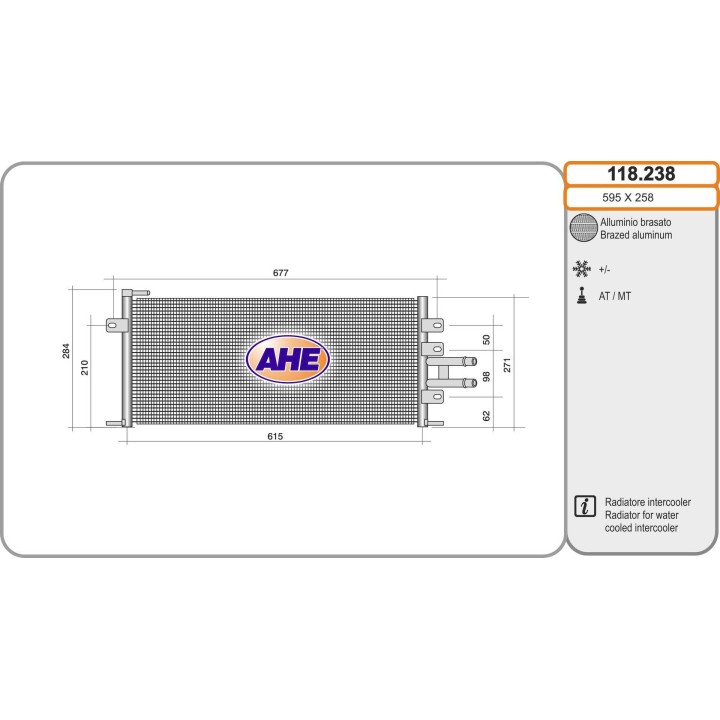 118238  Rad. Int. MERCEDES W463 AMG G63/G65 06.15-