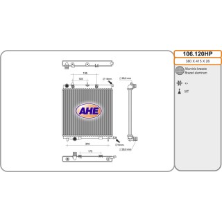106120HP  CITROEN C3/C2 1.1/1.4/1.6 +/-AC 02-