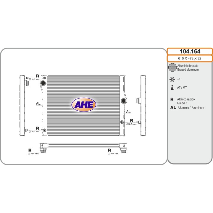 104164  BMW F01/F02/F03/F04 750/Hybrid 7 +/-AC M/AT 02.08-
