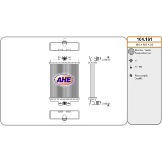 104161  Rad. Aux. BMW 328/330d/428/430d 10.11-
