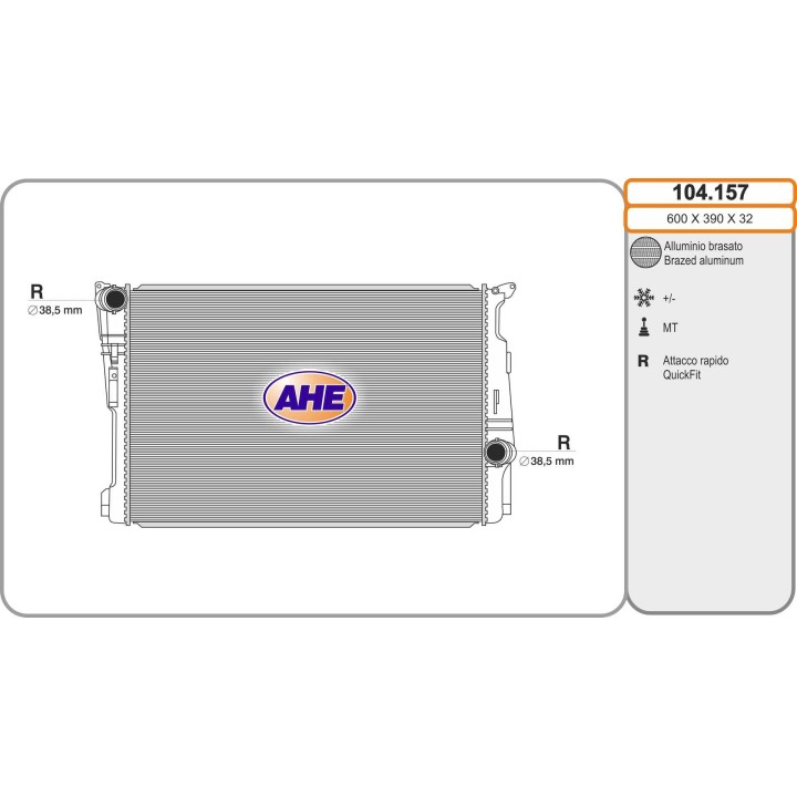 104157  BMW F25 X3 18d/20d/20i +/-AC MT 10.10-