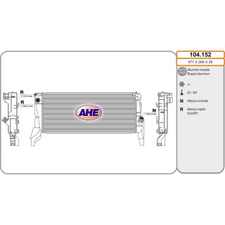 104152  BMW F45/F48 225/X1 25iX +/-AC AT 07.15-