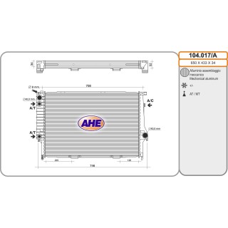 104017/A  BMW 524 TD - 530 - 540 (E34)