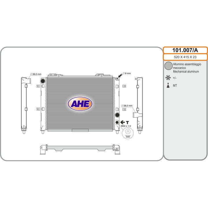 101007/A  ALFA ROMEO 164 II 2.0TS/2.5TD 09.92-09.98