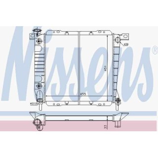 62096  RAD.FORD BRONCO II 2.9 85-(455x451x33 CP)