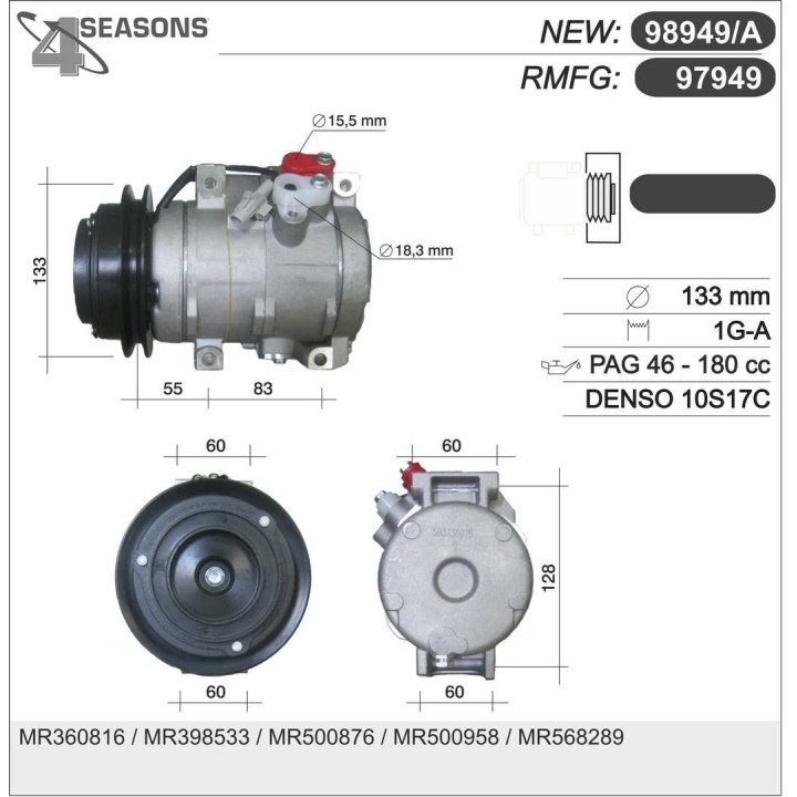 97949 Cmp New MITSUBISHI Pajero 3.2DiD 04.00-