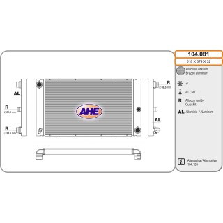 104081  RAD BMW Serie 7 E65 730D/740D AC AT 02-