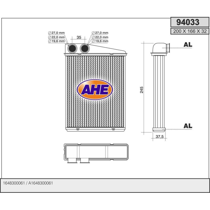 94033  MERCEDES GL/ML/R W164/W251 07.05-