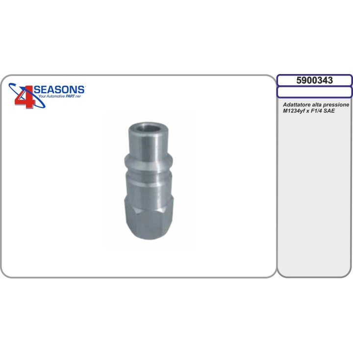 5900343  ADAPTADOR RECONVERSION DE 1/4 A 1234yf x F1/4 SAE