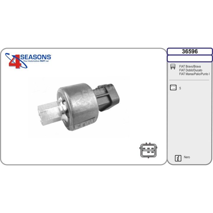 36596  PRESSURE SWITCH 4 LEVELS FIAT