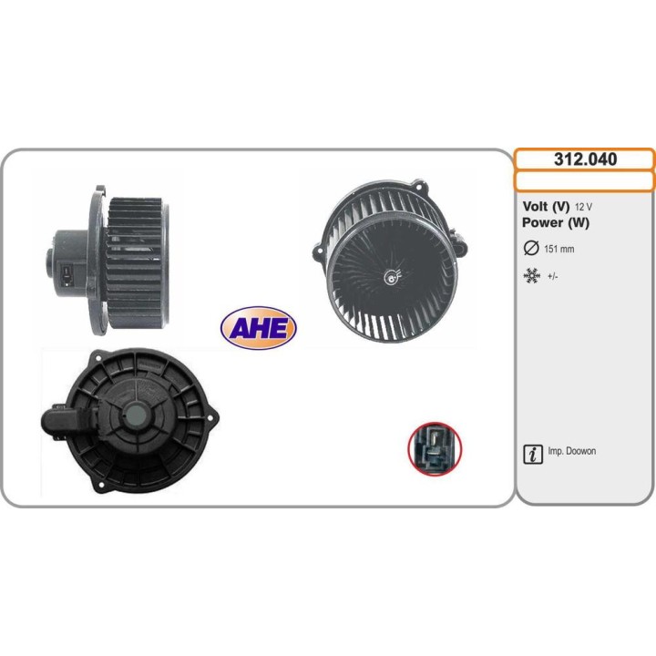 Ventola Abit  Hyundai/Kia Tucson/Sportage II imp  