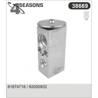 38669  EXPANSION VALVE DOS ORIFICIOS ARRIBA  MAS  PEQUEÑOS EL DE ATRAS  MAS 