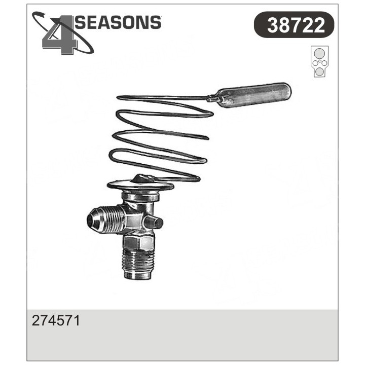 38722  UNIVERSAL EXPANSION VALVE TXV - FLARE