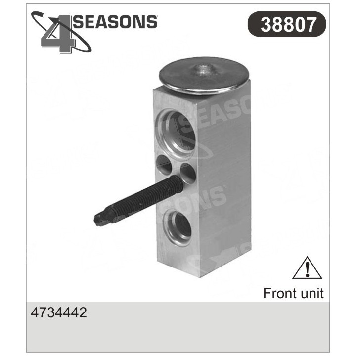 38807  UNIVERSAL EXPANSION VALVE BLOCK TYPE - ORING