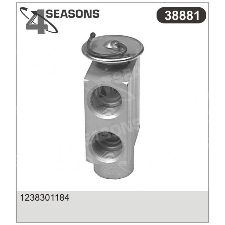 38881  UNIVERSAL EXPANSION VALVE BLOCK TYPE - THREATED