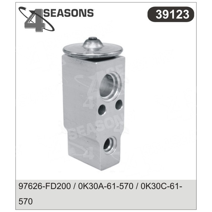 39123  EXPANSION VALVE KIA RIO 00-
