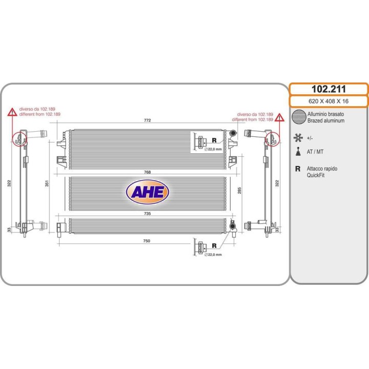 Rad  A3/Q3/Golf VII/Passat b8/Tiguan/Octavia/Yeti