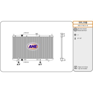 Rad  HONDA Accord IX Hybrid  /-AC AT 02 13-