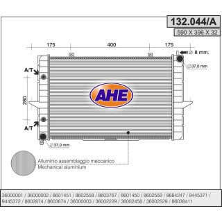 RAD VOLVO S70/V70 2 0/2 3/2 5/2 5TDI  /-AC AT99-00