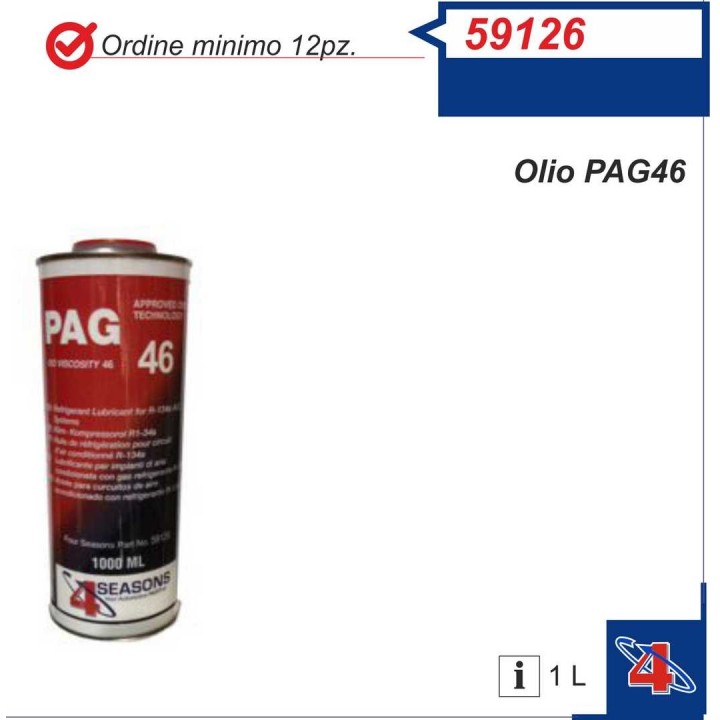 59126  ACEITE PAG 46 1LITRO PARA R134A