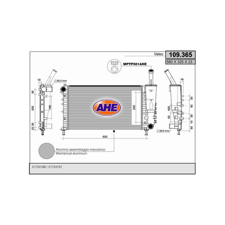 109365  FIAT Punto II F.L. 1.2 8V/16V  06.03-