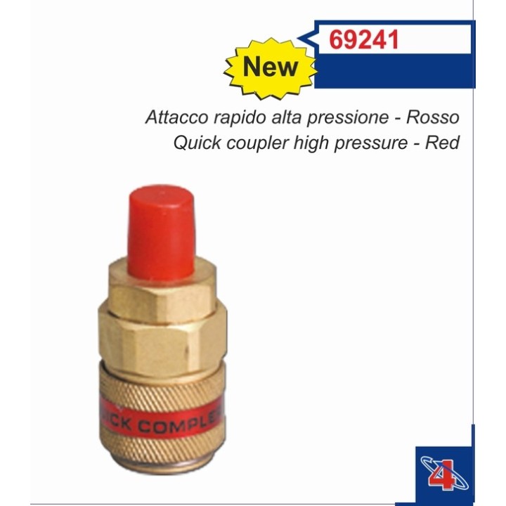 69241  Attacco rapido alta pressione Rosso