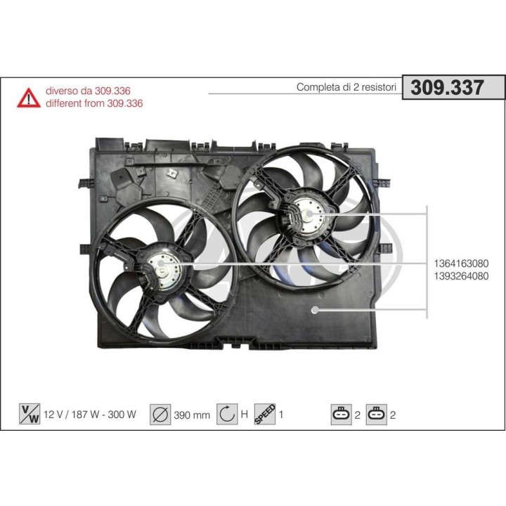 FAN FIAT DUCATO 3 0D MULTIJET 07 06-