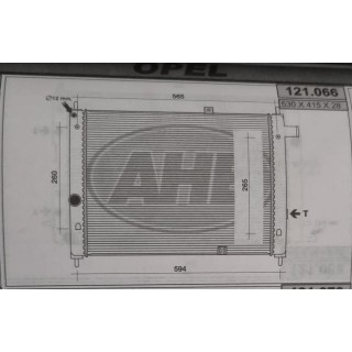 121066  RAD OPEL Ascona C 1.6 D    M
