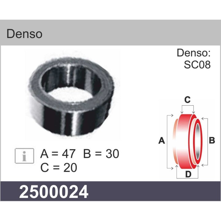 2500024  RODAMIENTO DENSO   47 X 30 X 20