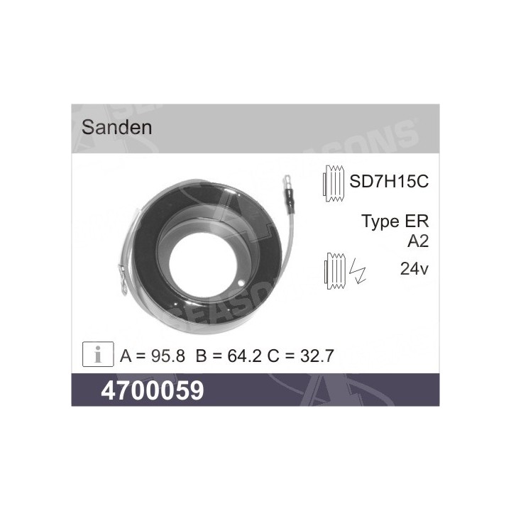 4700059 BOBINA 5H11 24V 96X64X32MM