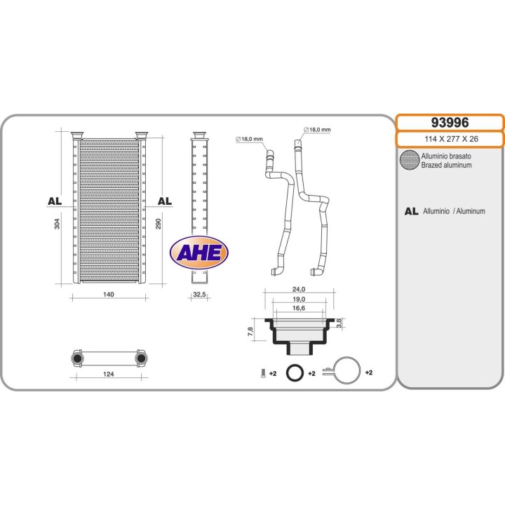 93996  LAND ROVER Discovery III / Range Rover Sport 2.7TD