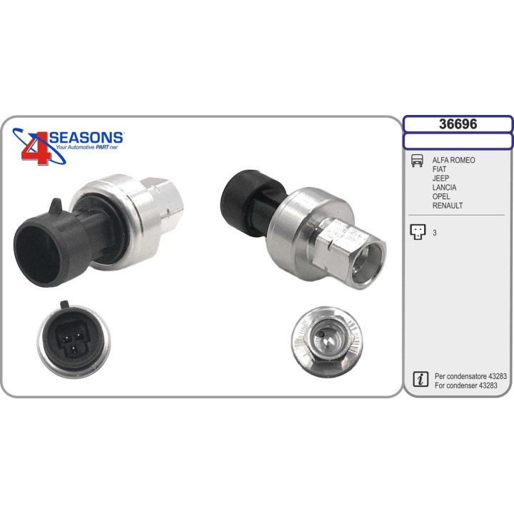 36696  SENSOR PRESION OPEL ASTRA G/ZAFIRA  3 PINEs