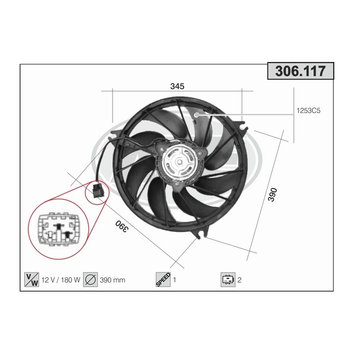 306117  Peugeot 206 +AC      98-