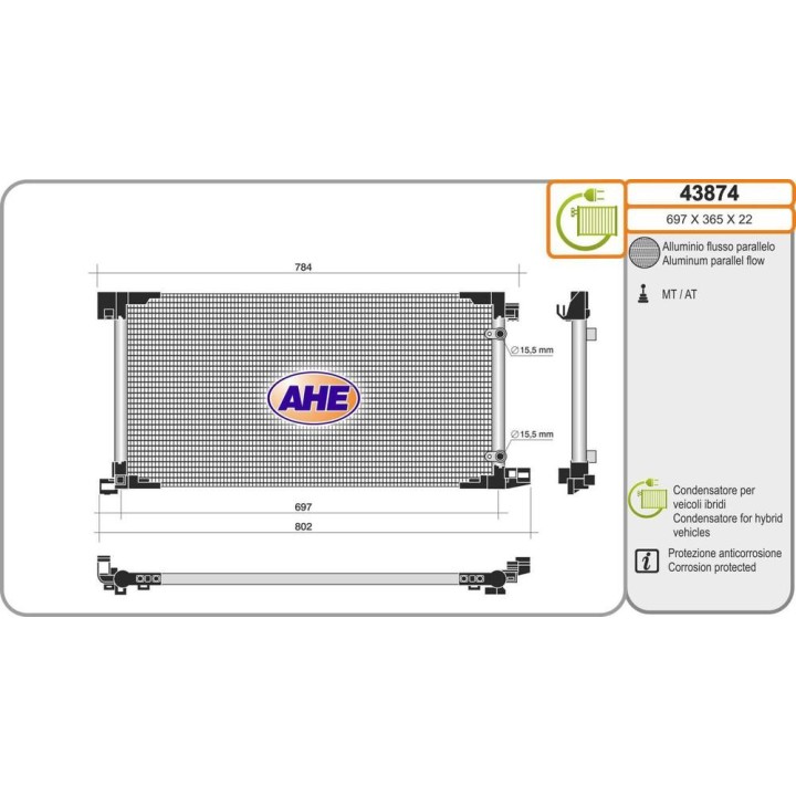 Cond  Toyota Prius 1 8 Plug-in Hybrid AC AT 09 16-