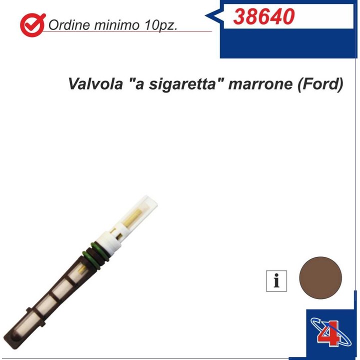 38640  UNIVERSAL EXPANSION VALVE ORIFICE TUBE BROWN