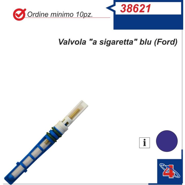 38621  UNIVERSAL EXPANSION VALVE ORIFICE TUBE BLUE