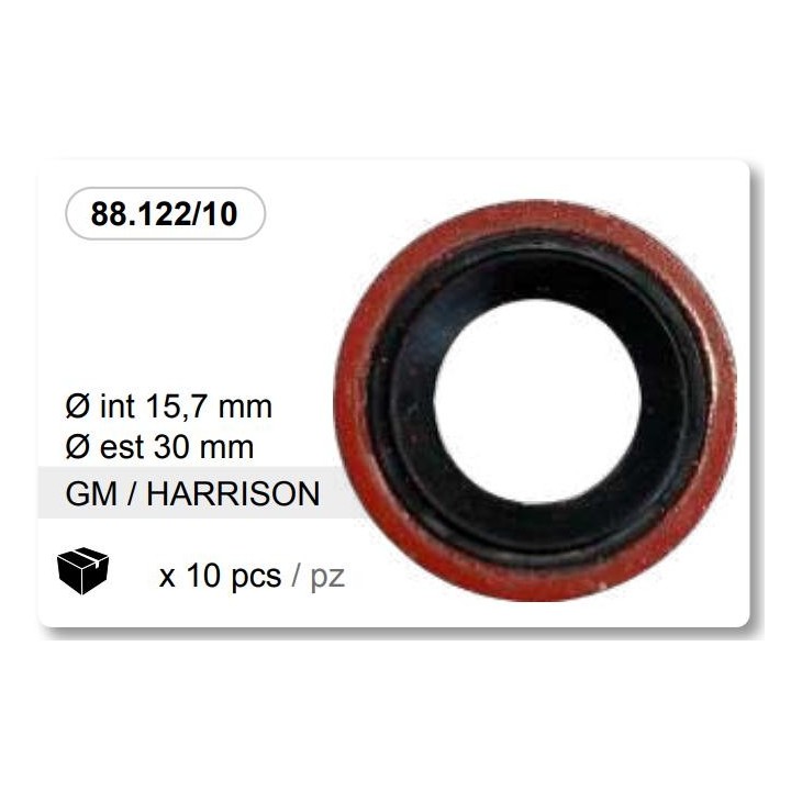 JUNTAS ARANDELA GOMA 30 X 15 7 mm