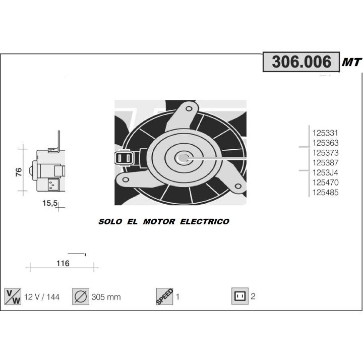 306006MT  CITROEN Berlingo 1.4 8V