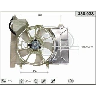 330038  TOYOTA Yaris  (SCP9_, NSP9_, KSP9_, NCP9_, ZSP9_,N