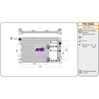 MERCEDES Classe C/E/GLK/SLK  /-AC M/AT 08 07-12 16