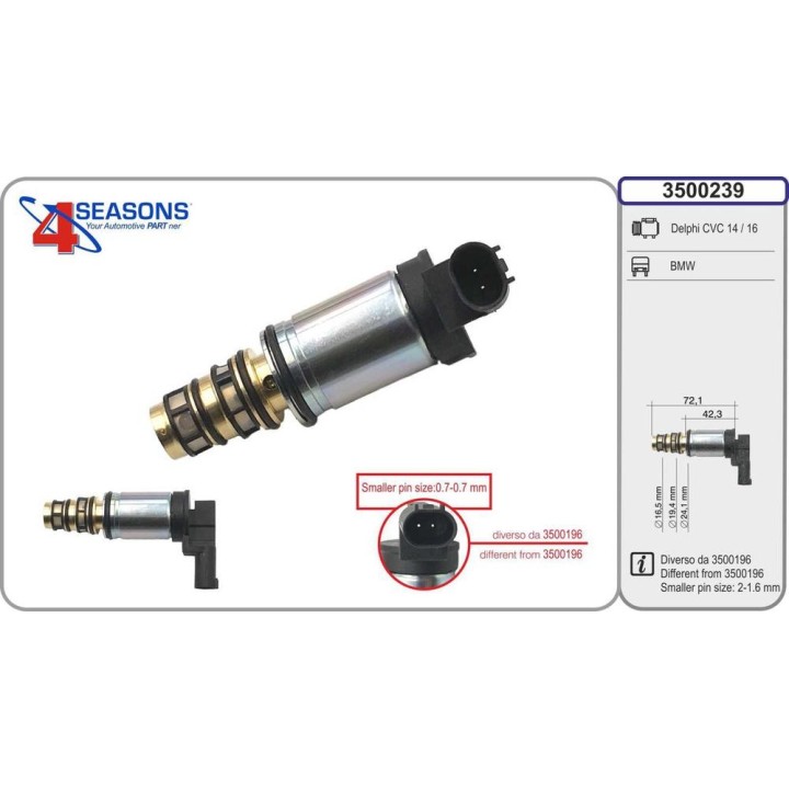 Valvola controllo compressore Delphi