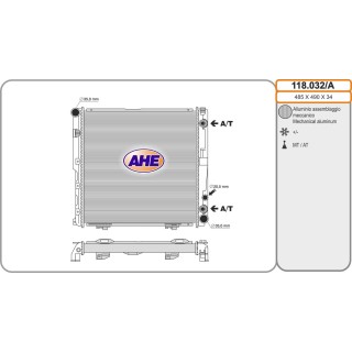 118032/A  MERCEDES serie 124 E200/E220 +/-AC M/AT 08.92-03.9
