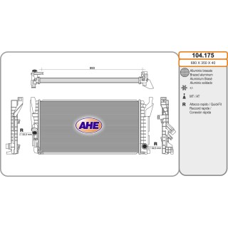 104175  MINI Cooper/One 1.5 +/-AC 06.13-