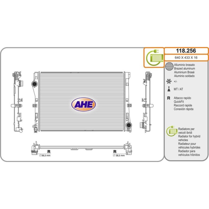 Rad  MERCEDES Classe C160/C180/C200EQ/C300 AC 04 1