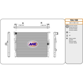 Rad  BMW 120/125/220/230/320/330/420/430 07 15-